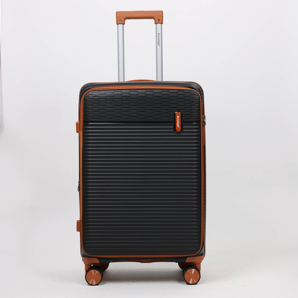 Eurostyle Trunk - MG7012 - Black - 24 inch Trolley Bag