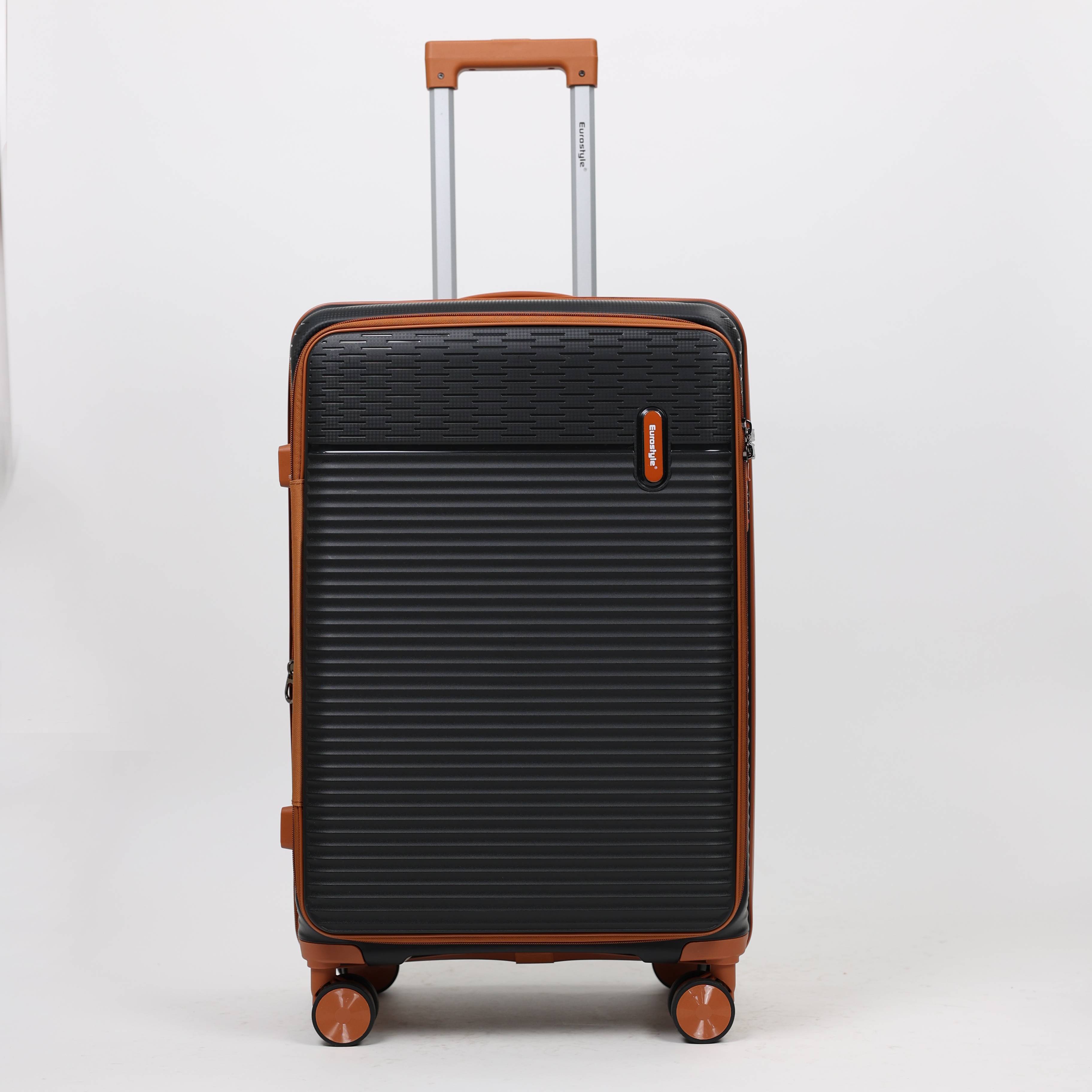 Eurostyle Trunk - MG7012 - Black - 24 inch Trolley Bag