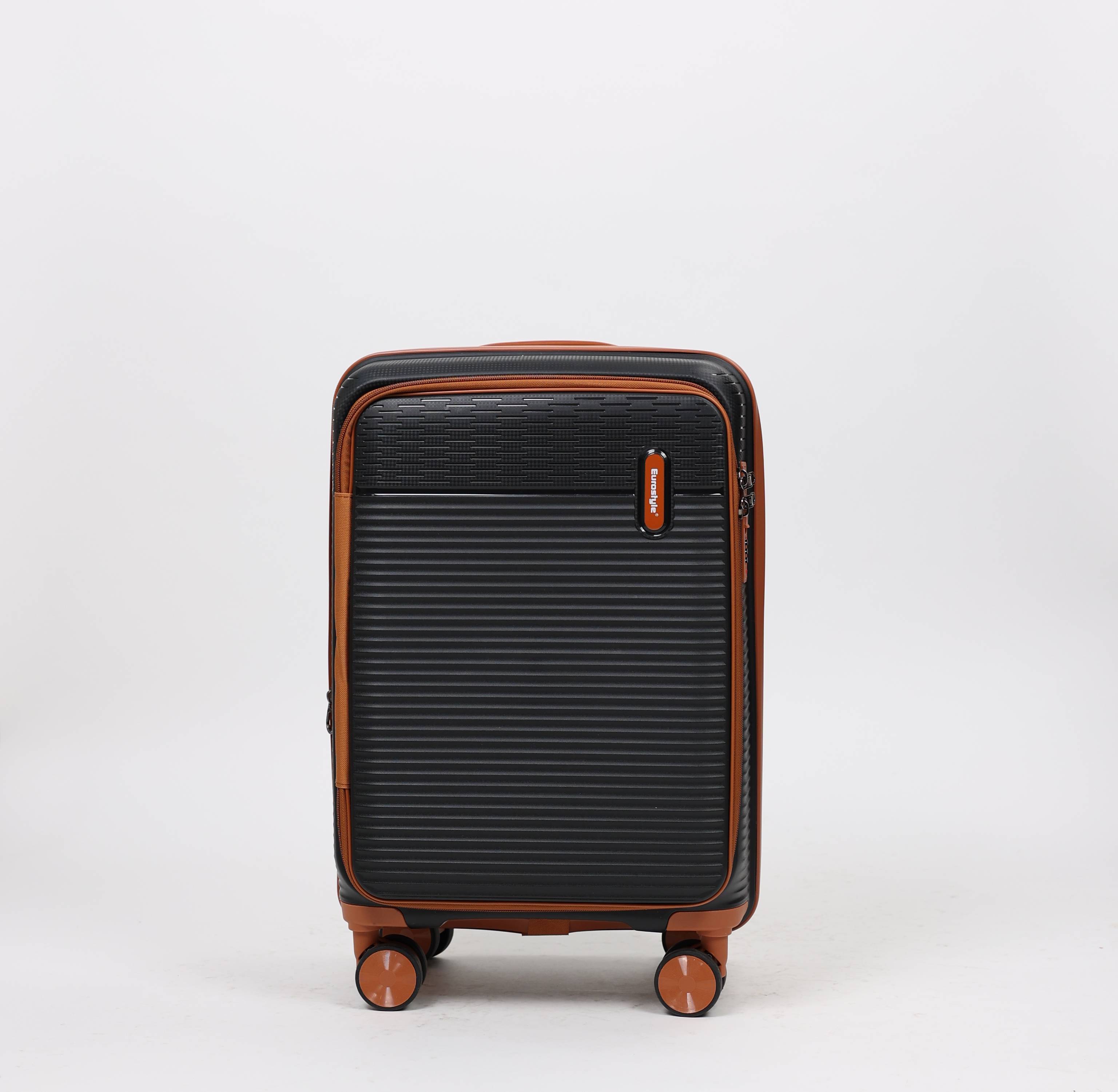 Eurostyle Trunk - MG7012 - Black - 20 inch Trolley Bag