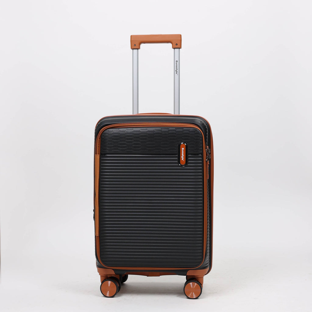 Eurostyle Trunk - MG7012 - Black - 20 inch Trolley Bag