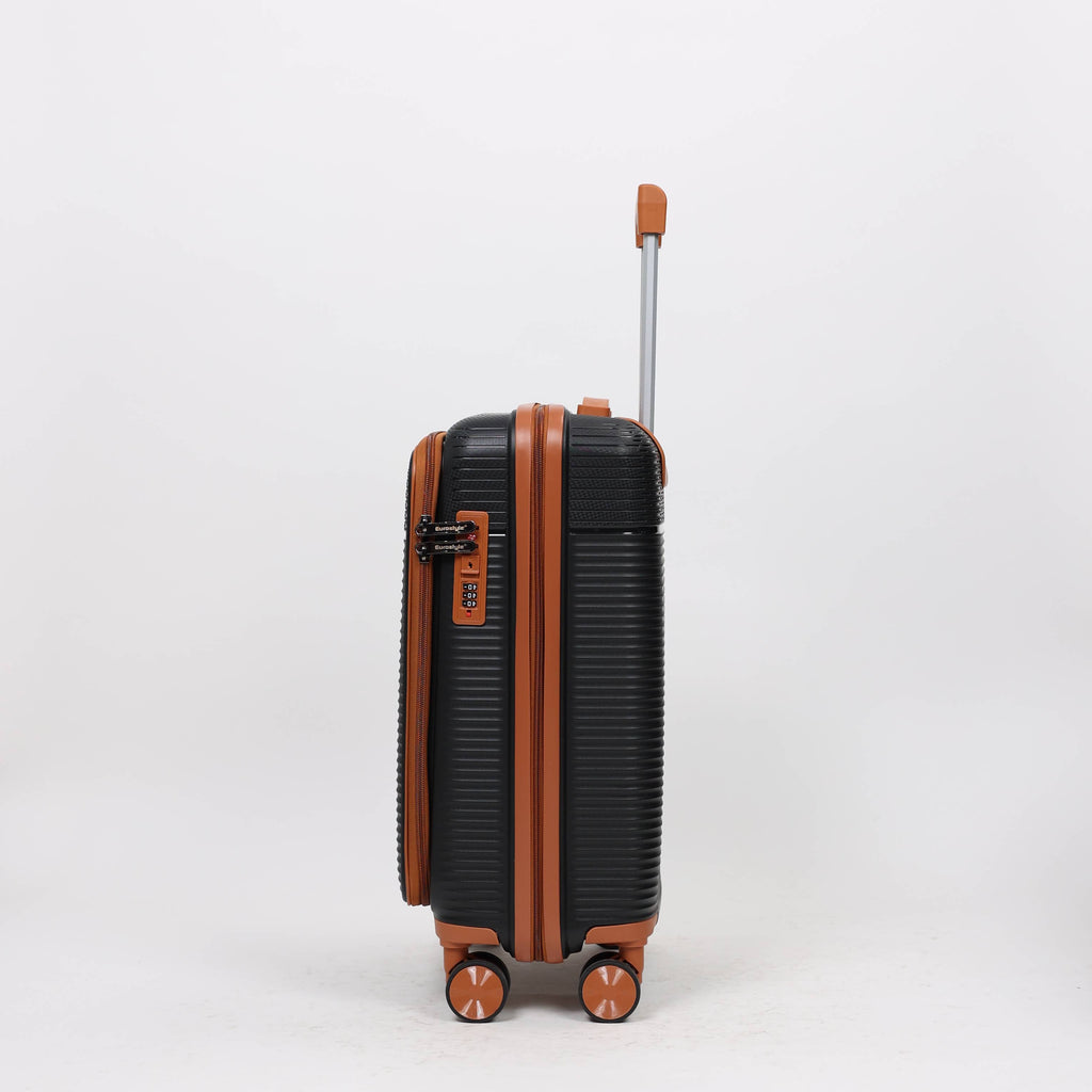 Eurostyle Trunk - MG7012 - Black - 20 inch Trolley Bag