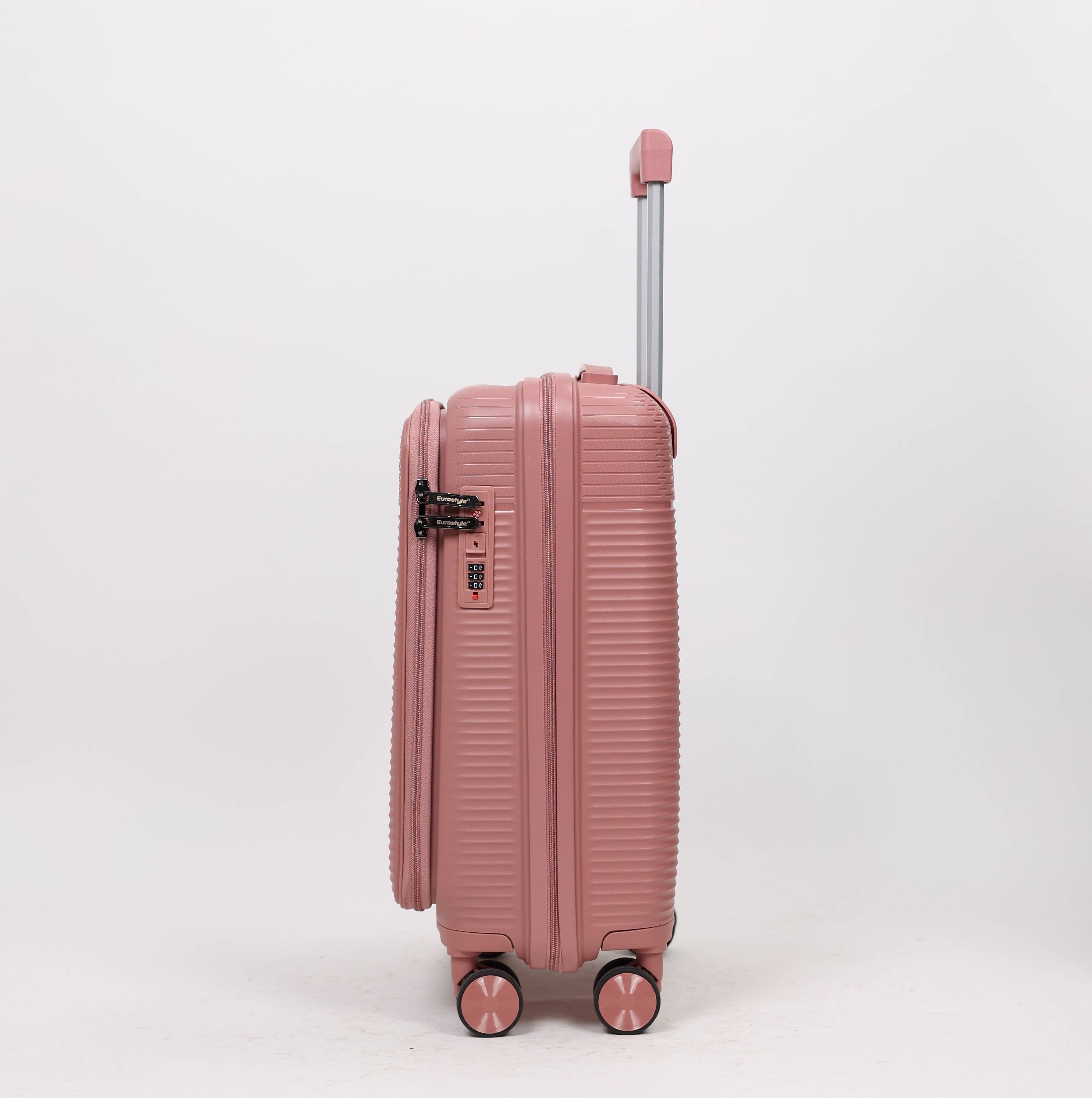 Eurostyle Trunk - MG7012 - Rose Gold - 20 inch Trolly Bag