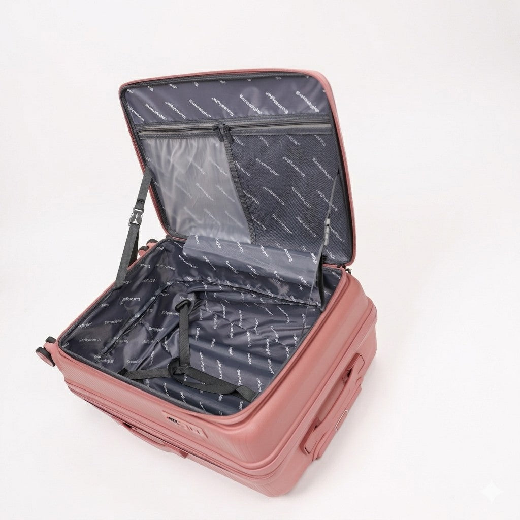 Eurostyle Trunk - MG7012 - Rose Gold - 24 inch Trolly Bag