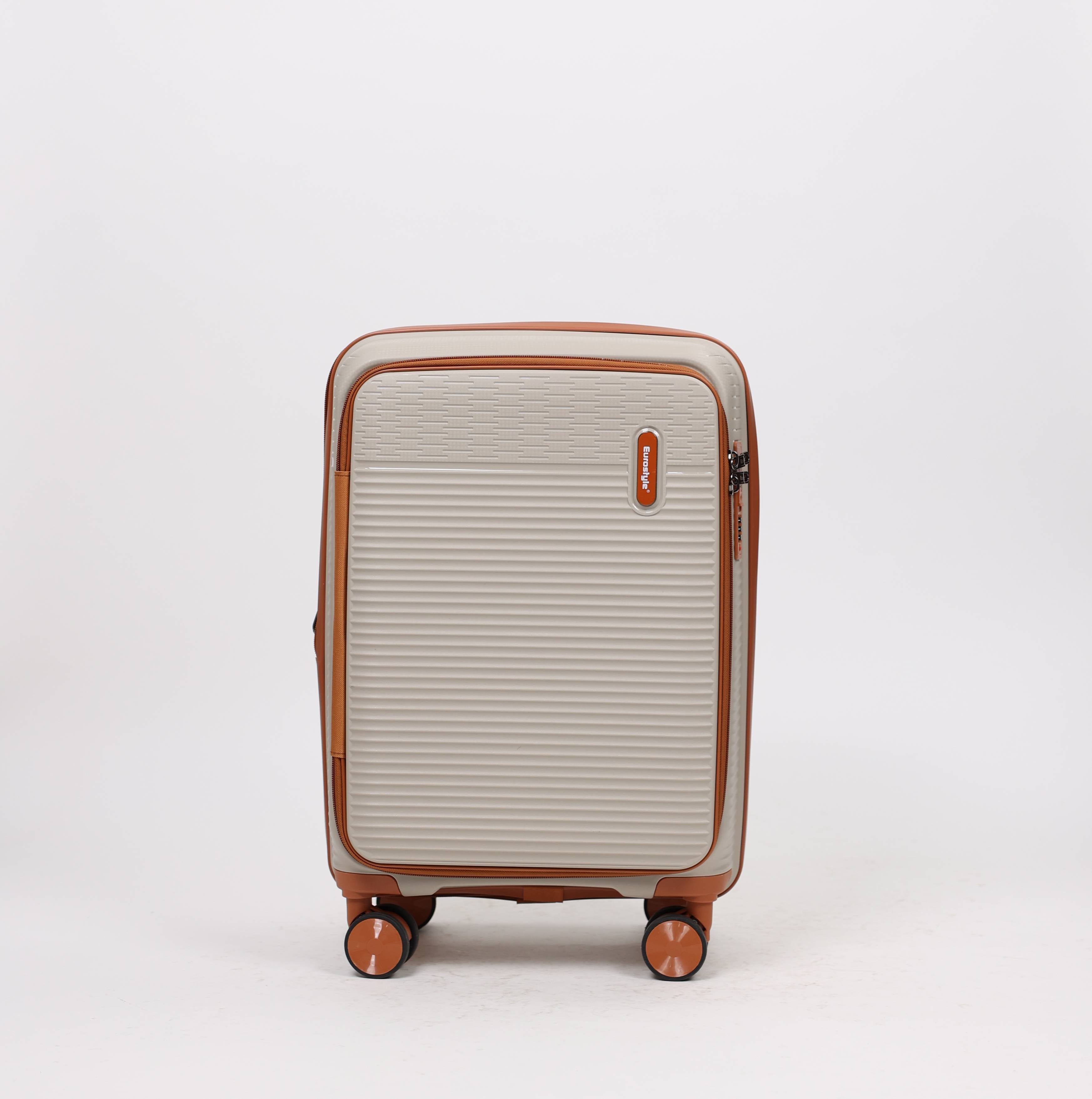 Eurostyle Trunk - MG7012 - Beige - 20 inch Trolly Bag