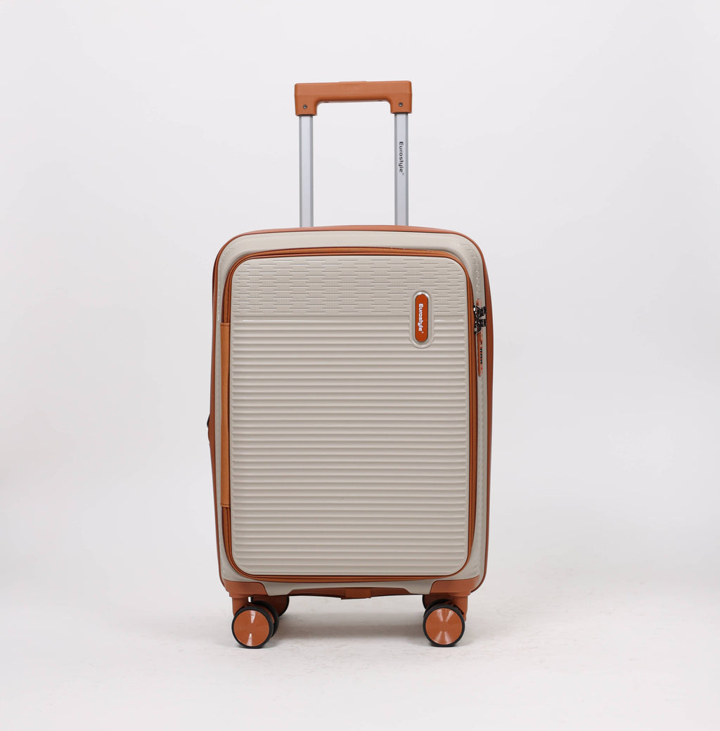 Eurostyle Trunk - MG7012 - Beige - 20 inch Trolly Bag