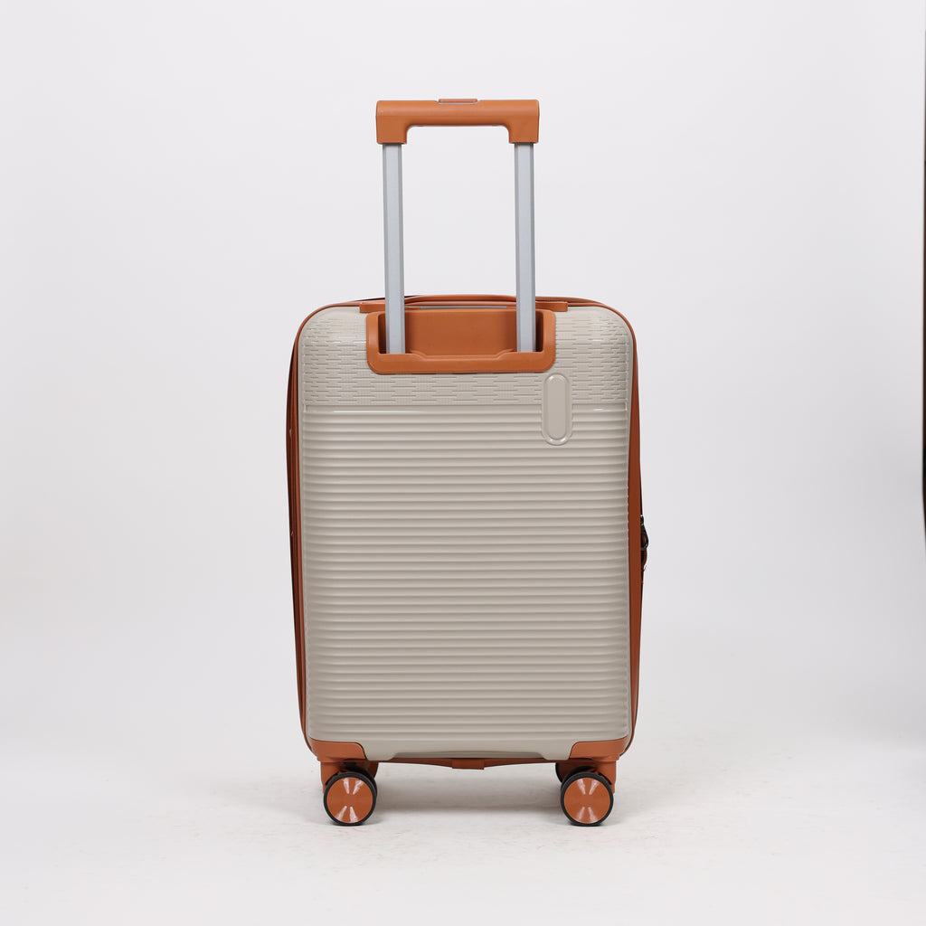 Eurostyle Trunk - MG7012 - Beige - 20 inch Trolly Bag