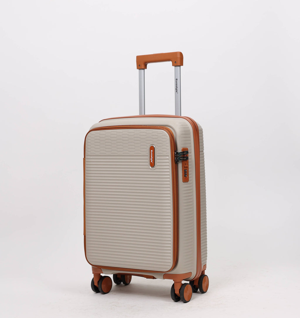 Eurostyle Trunk - MG7012 - Beige - 20 inch Trolly Bag
