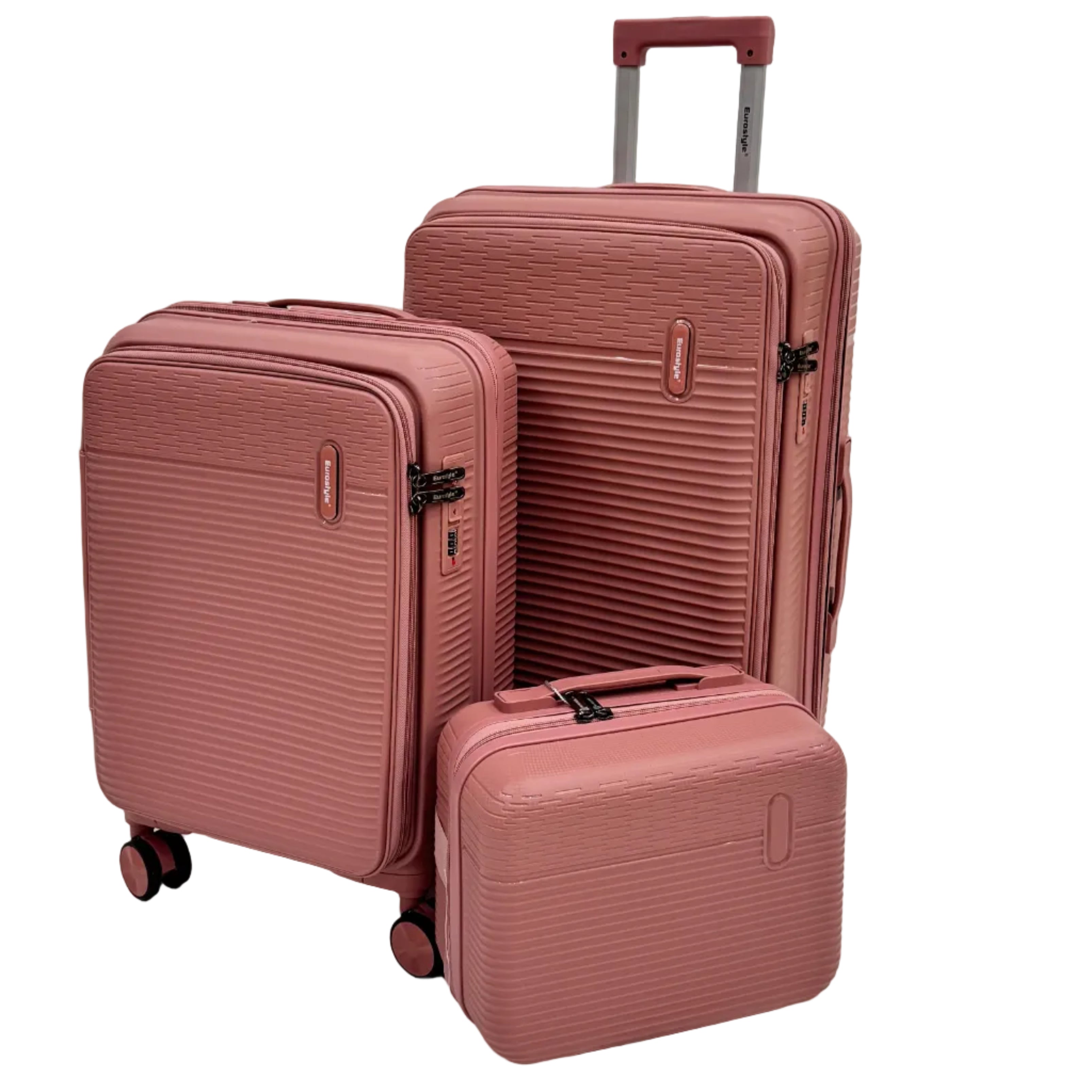 Eurostyle Trunk - MG7012 -Rose Gold -  Set of 3pcs (14,20&24)